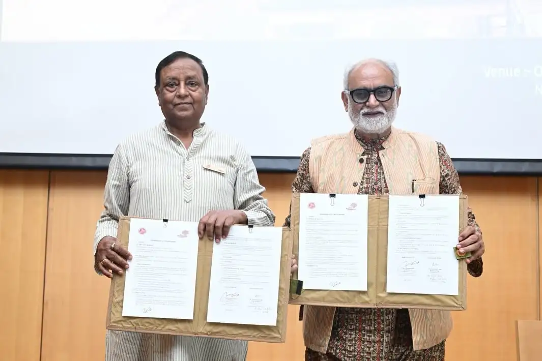 Historic agreement between Bihar Museum and  The Indian Institute of Heritage (IIH), Noida